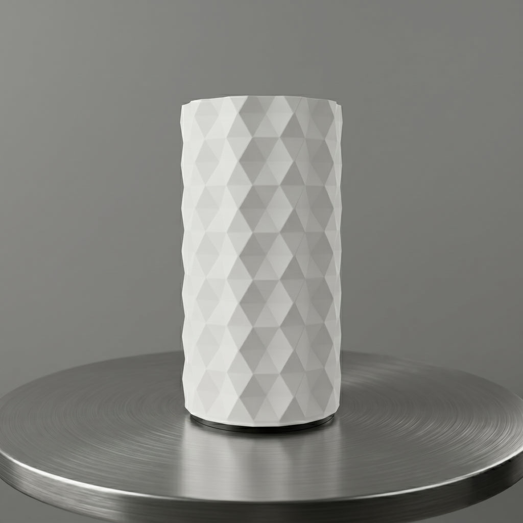 Lampada da Tavolo Cilindrica "Geometria" in Stampa 3D