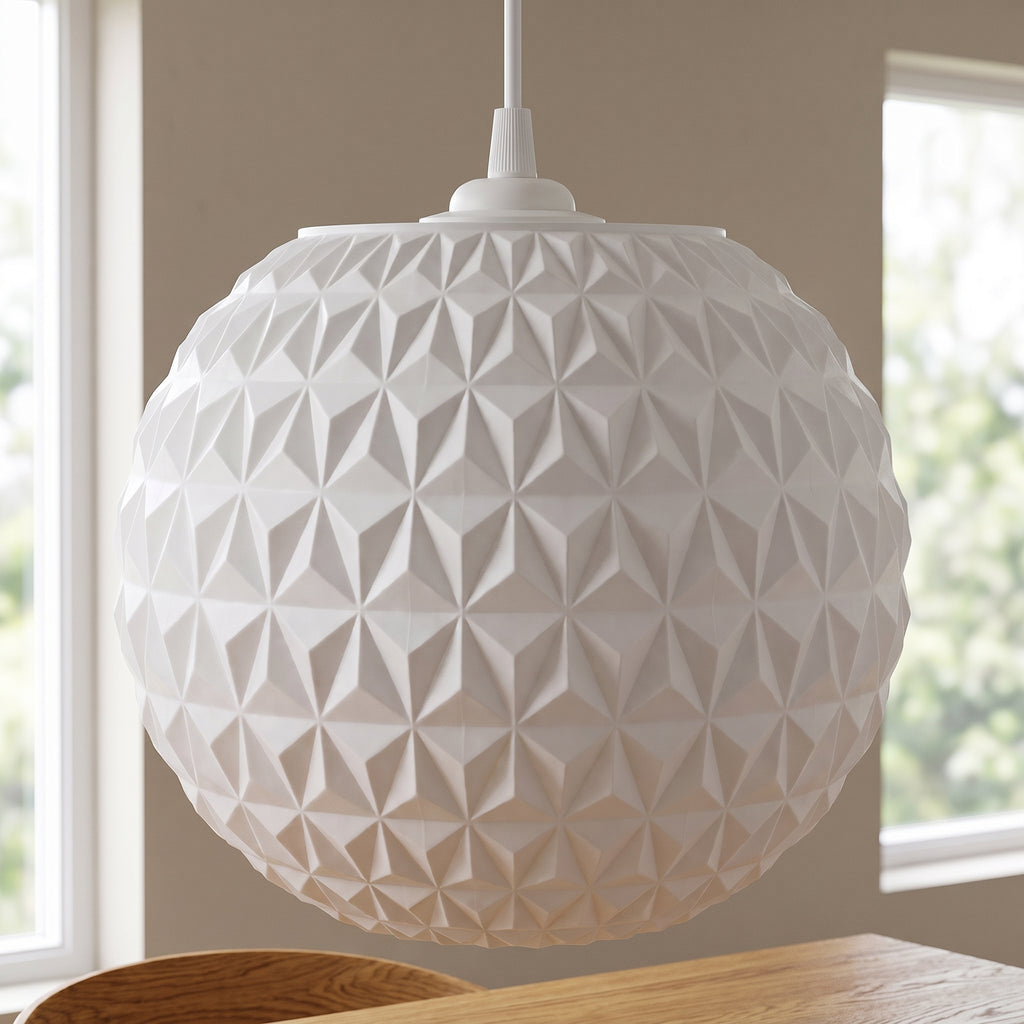 Lampadario a Sospensione "Prisma Sphere" in Stampa 3D