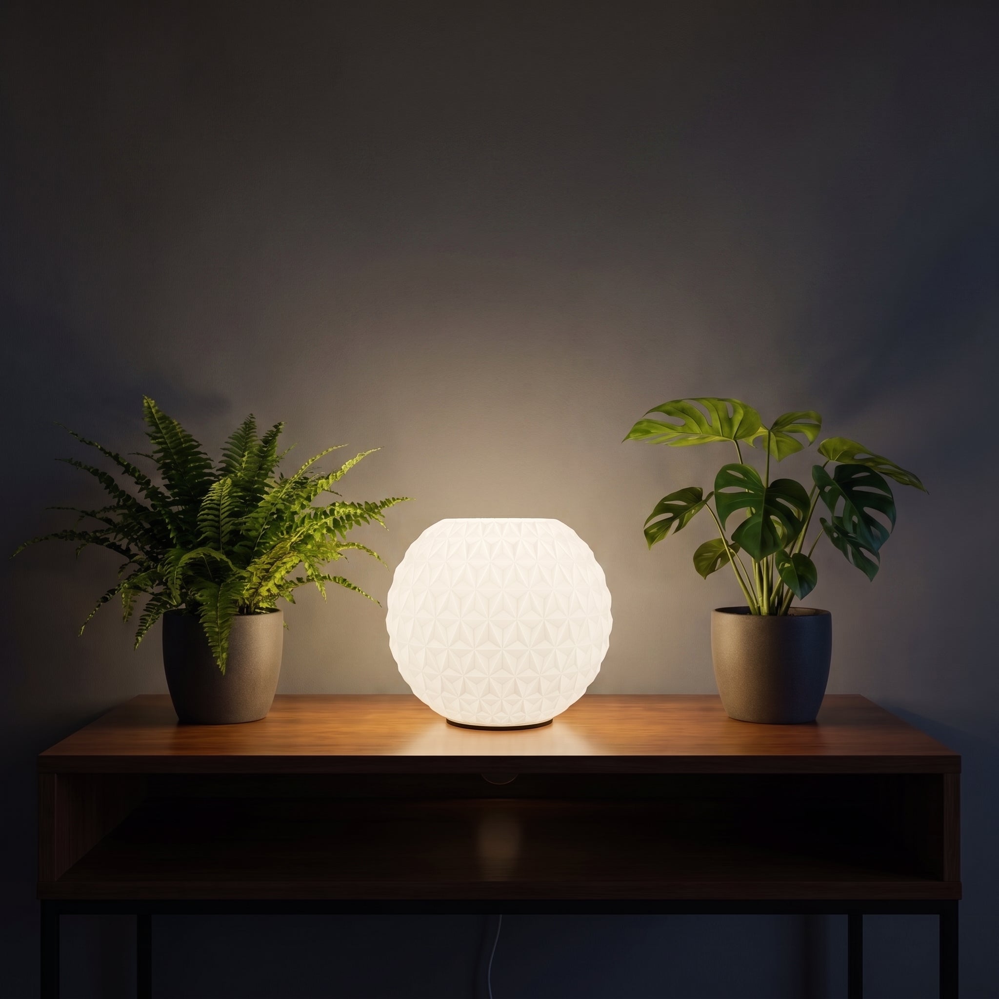 Lampada da Tavolo "Prisma" in Stampa 3D – Design Geometrico Moderno